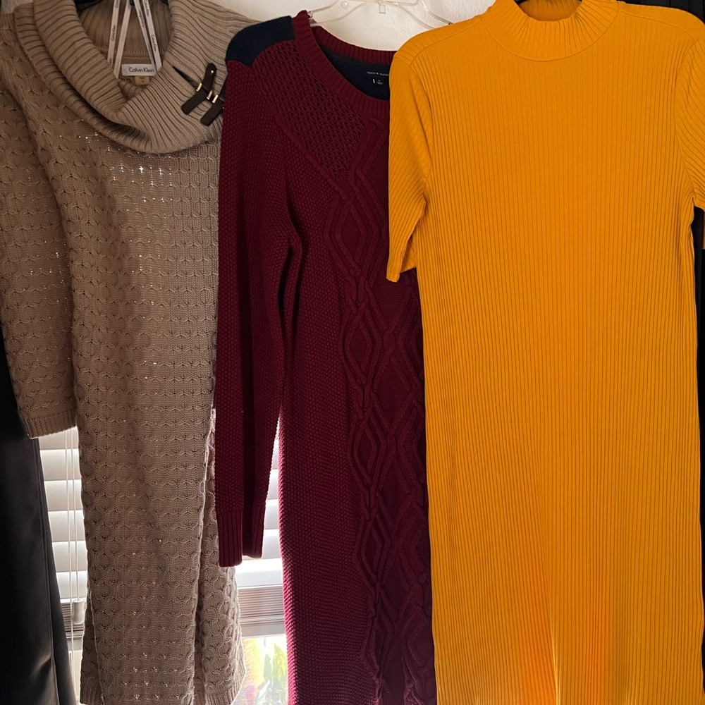 3 Sweater dresses!!